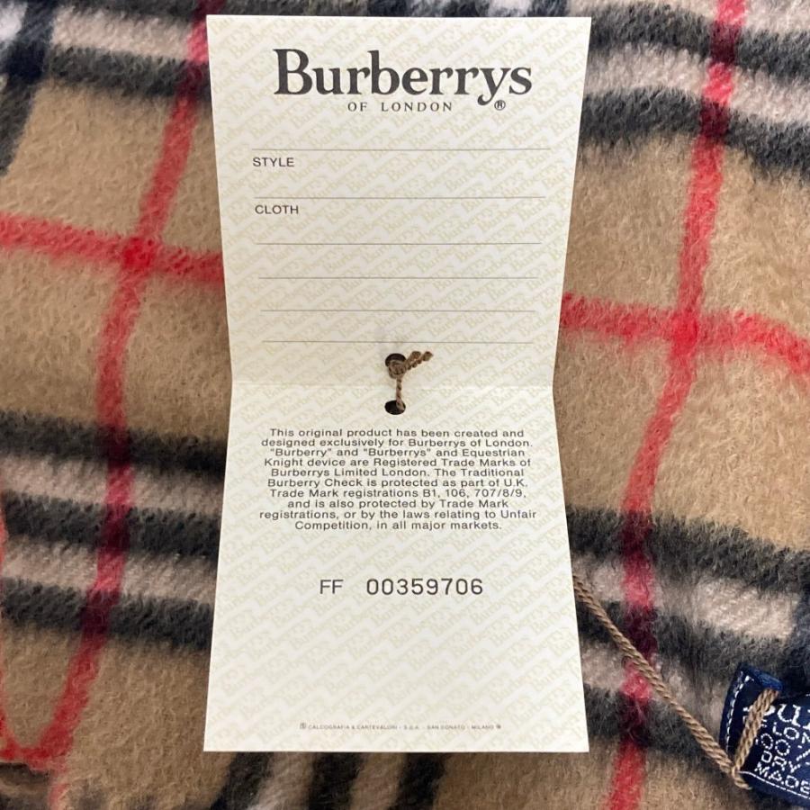 BURBERRY（バーバリー） 未使用 ノバチェック柄 カシミヤ100