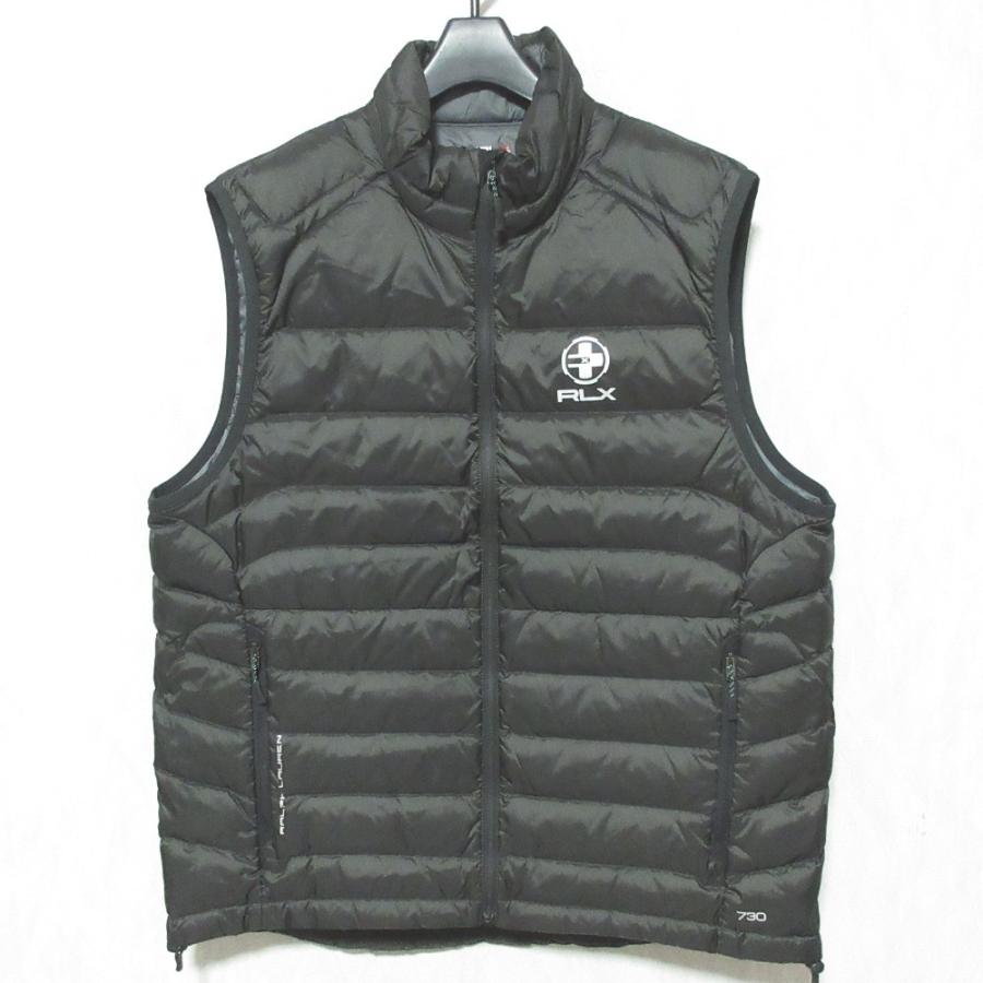 Polo Ralph Lauren 黒 ダウンベスト L POLO RALPH LAUREN/ポロ・ラルフローレン】 フード付き ダウンベスト