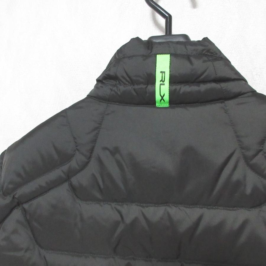 美品 RLX Ralph Lauren アールエルエックス ラルフローレン ロゴプリント ダウンベスト 0200014045 L ブラック メンズ 古着 中古 USED 美品 RLX Ralph Lauren アールエルエックス ラルフローレン ロゴ