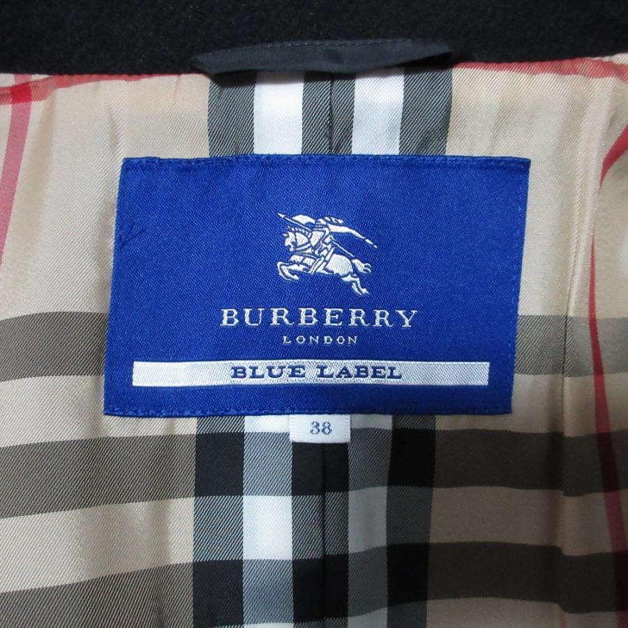 美品✨バーバリーブルーレーベル ノバチェック 裏地 ロングコート 総柄 BURBERRY BLUE LABEL（バーバリーブルーレーベル） 美品 裏地ノバ