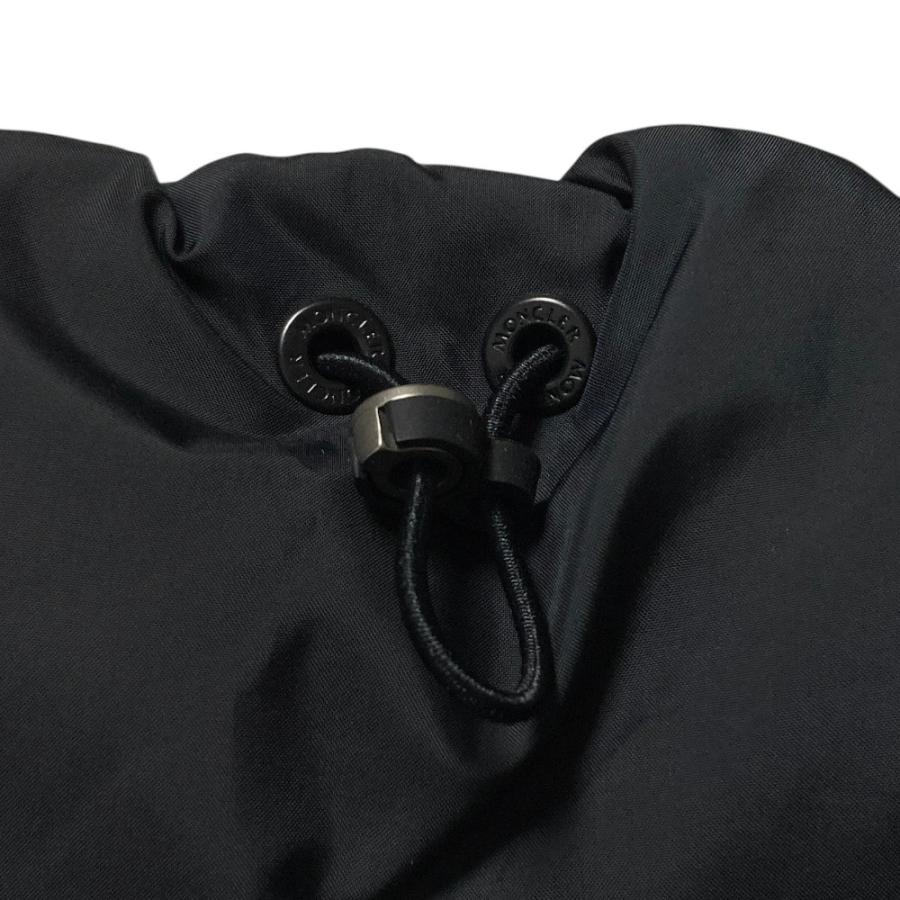 美品 24AW MONCLER モンクレール APRIATE VEST ハイネックダウンベスト J20931A00026 サイズ0 ブラック レディース 古着 中古の画像