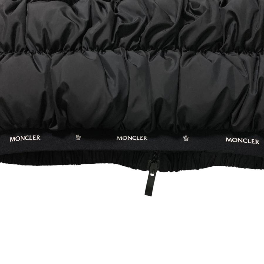 美品 24AW MONCLER モンクレール APRIATE VEST ハイネックダウンベスト J20931A00026 サイズ0 ブラック レディース 古着 中古の画像