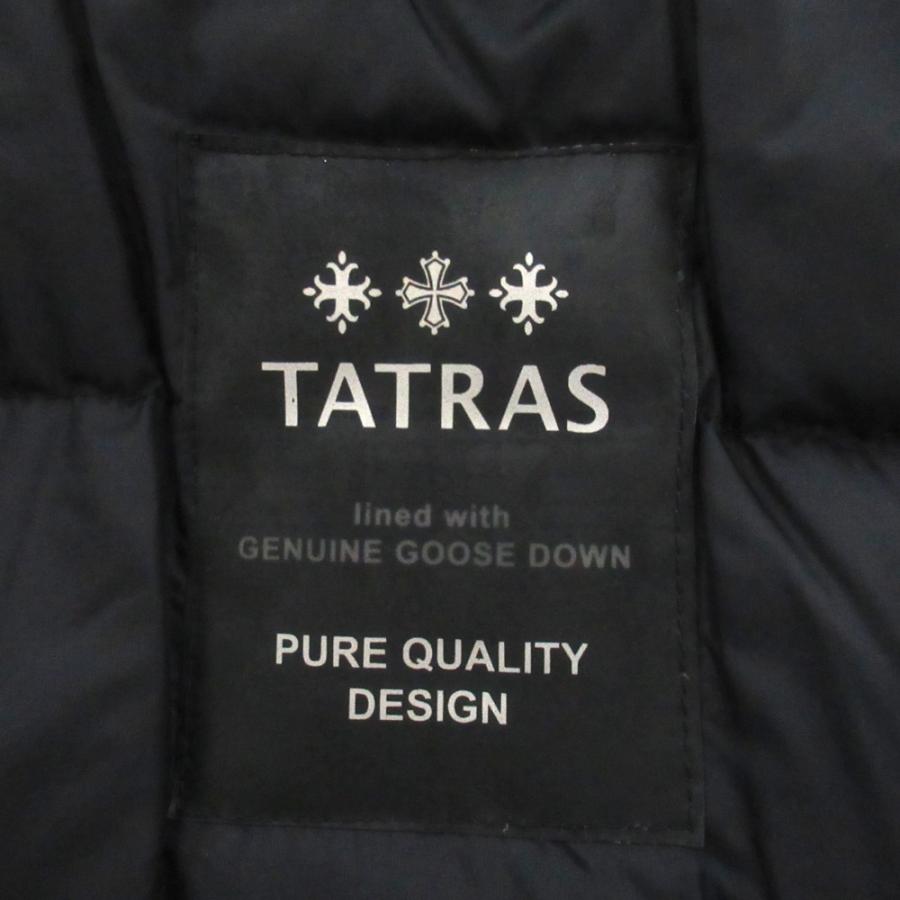 美品 TATRAS タトラス ナイロン フーデッド ダウンジャケット MTA7DW4349 サイズ01 170/88A チャコールグレー メンズ 古着 中古 USED TATRAS（タトラス） 美品 ナイロン フーデッド ダウンジャケット