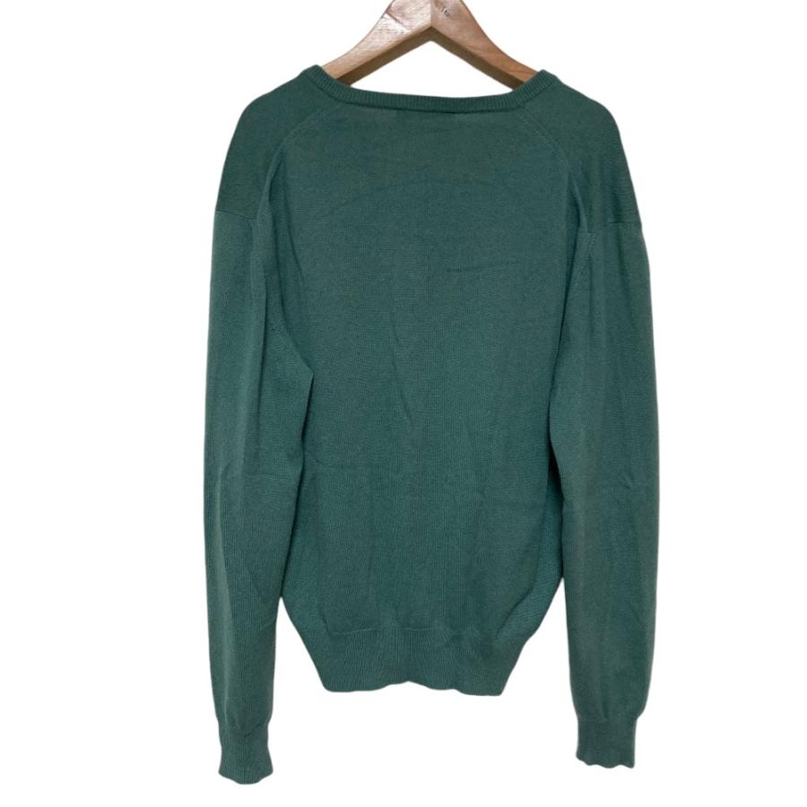 良品 LORO PIANA ロロピアーナ ベビーカシミヤ100％ Vネック ニットカットソー グリーン メンズ 古着 中古 USED Loro Piana（ロロピアーナ） 良品 ベビーカシミヤ100％ Vネック ニット