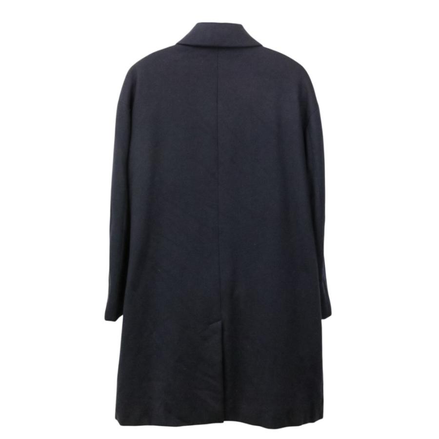 良品 GIORGIO ARMANI ジョルジオアルマーニ ダブルブレスト カシミヤコート ネイビー  メンズ 古着 中古 USED GIORGIO ARMANI 良品 ジョルジオアルマーニ ダブルブレスト カシミヤ