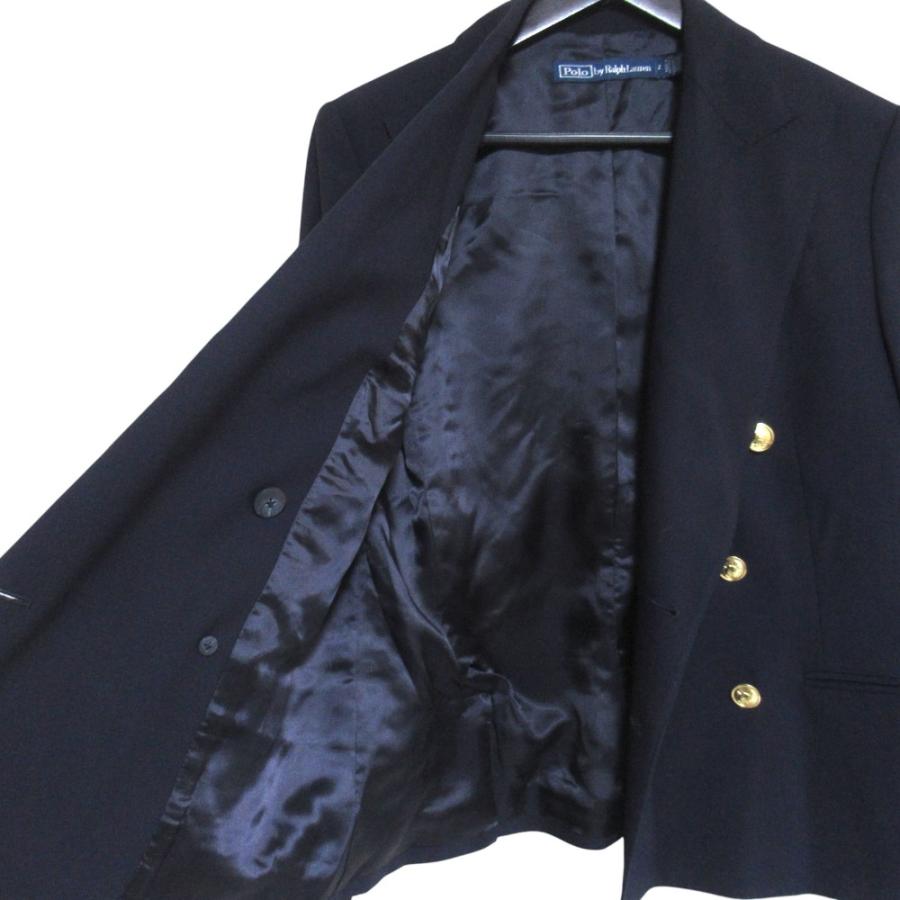 美品 Polo by Ralph Lauren ポロバイラルフローレン 金ボタン ダブル