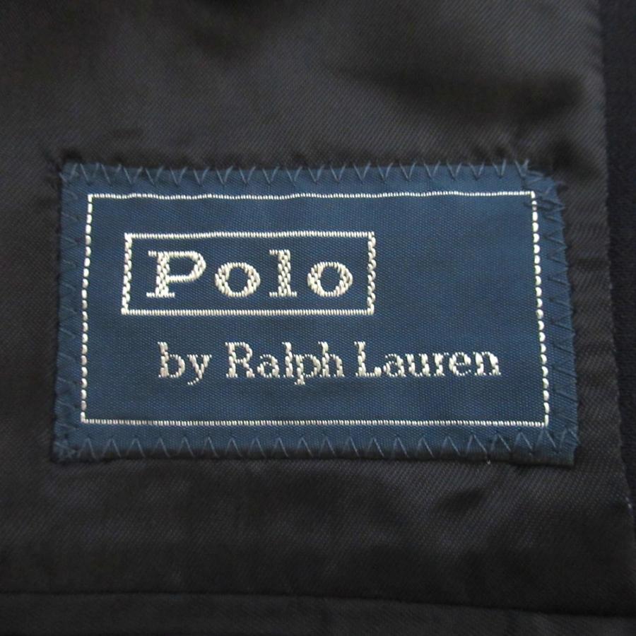 美品ポロバイラルフローレン 紺ブレ ダブル テーラードジャケット 金ボタン XL 美品 Polo by Ralph Lauren ポロバイラルフローレン 金ボタン ダブル