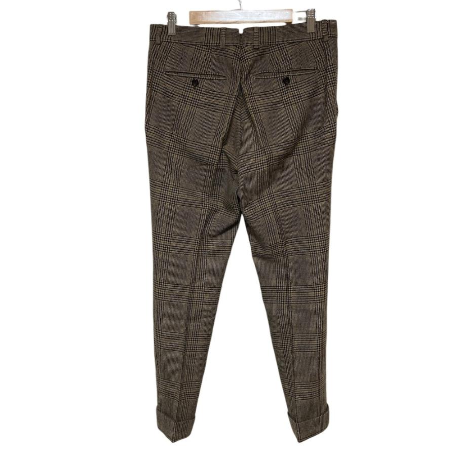 TOM FORD シルクウール チェック柄 スラックス ヴィンテージ TOM FORD（トムフォード） ウールカシミヤ グレンチェック スラックス