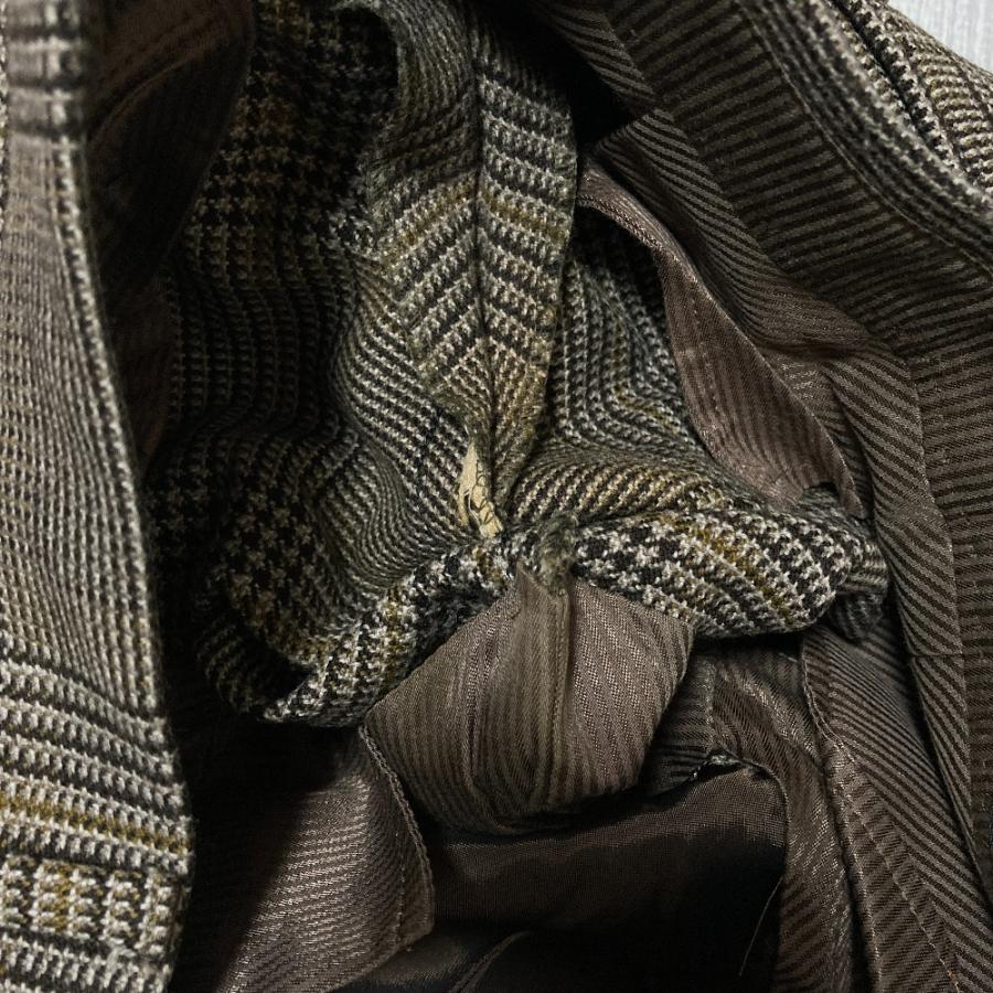 TOM FORD（トムフォード） ウールカシミヤ グレンチェック スラックス