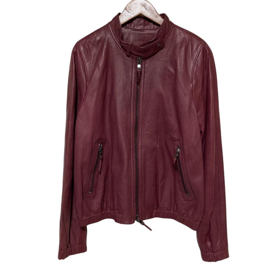 良品★ coach コーチ シングルライダースジャケット ラムレザー レディース COACH（コーチ） 美品 ラムレザー シングルライダースジャケット S