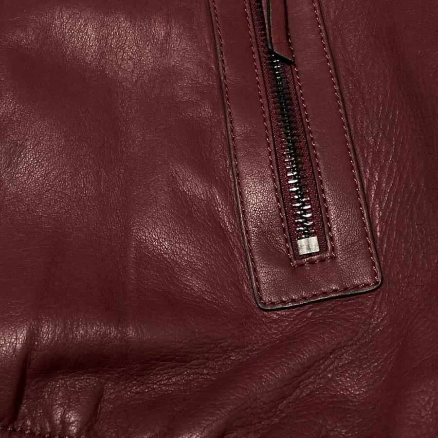 COACH（コーチ） 美品 ラムレザー シングルライダースジャケット S