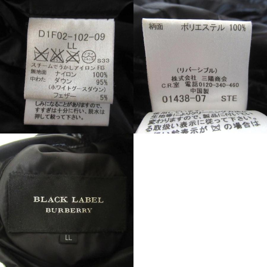 BURBERRY BLACK LABEL（バーバリーブラックレーベル） リバーシブル 