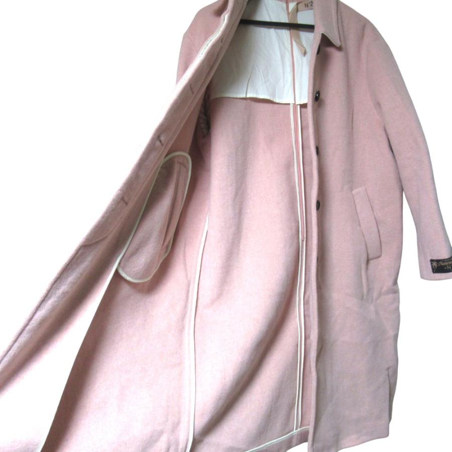 N°21（ヌメロヴェントゥーノ） 美品 23AW N°21 ウール ステンカラー 