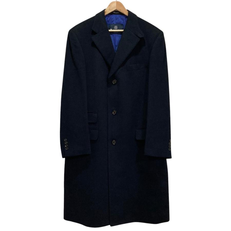 美品 Aquscutumアクアスキュータム カシミヤ チェスターコート 42 Aquascutum（アクアスキュータム） 美品 カシミヤ100％ チェスター