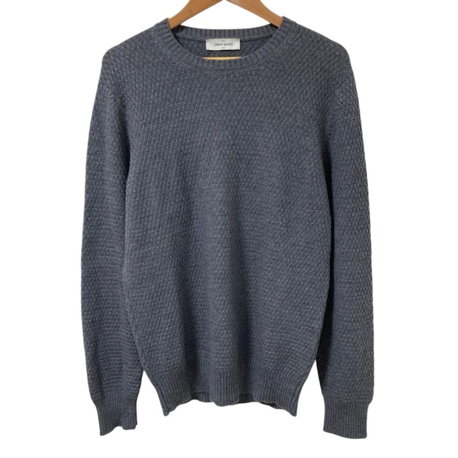 Gran Sasso（グランサッソ） 良品 クルーネック ウール ニット 