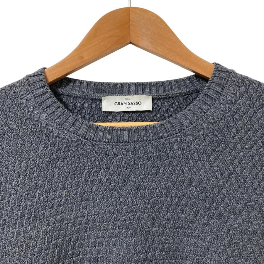 Gran Sasso（グランサッソ） 良品 クルーネック ウール ニット