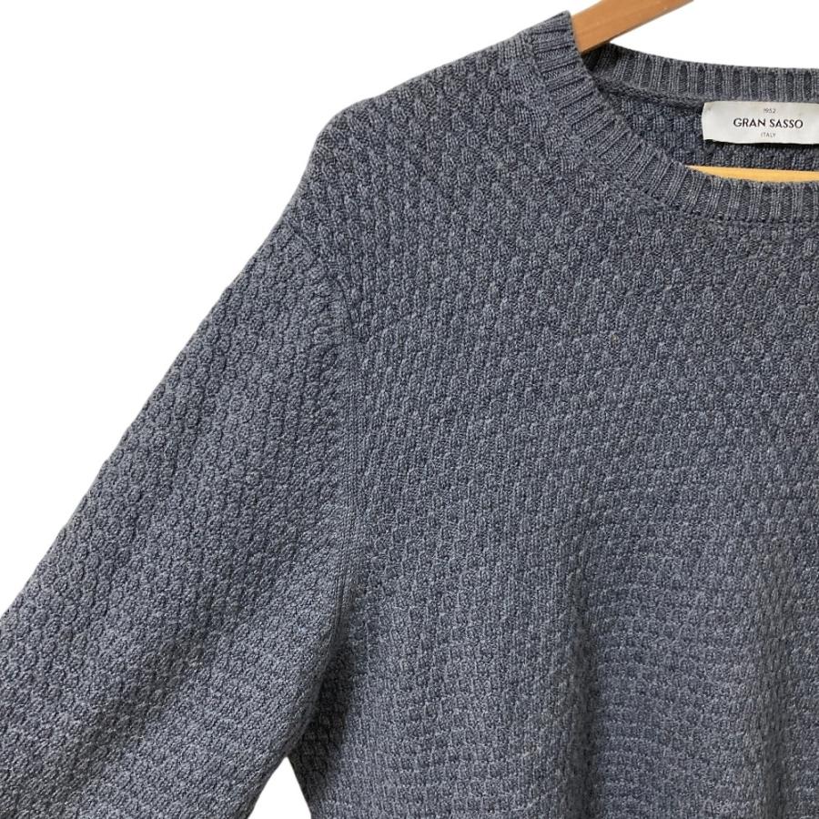 Gran Sasso（グランサッソ） 良品 クルーネック ウール ニット