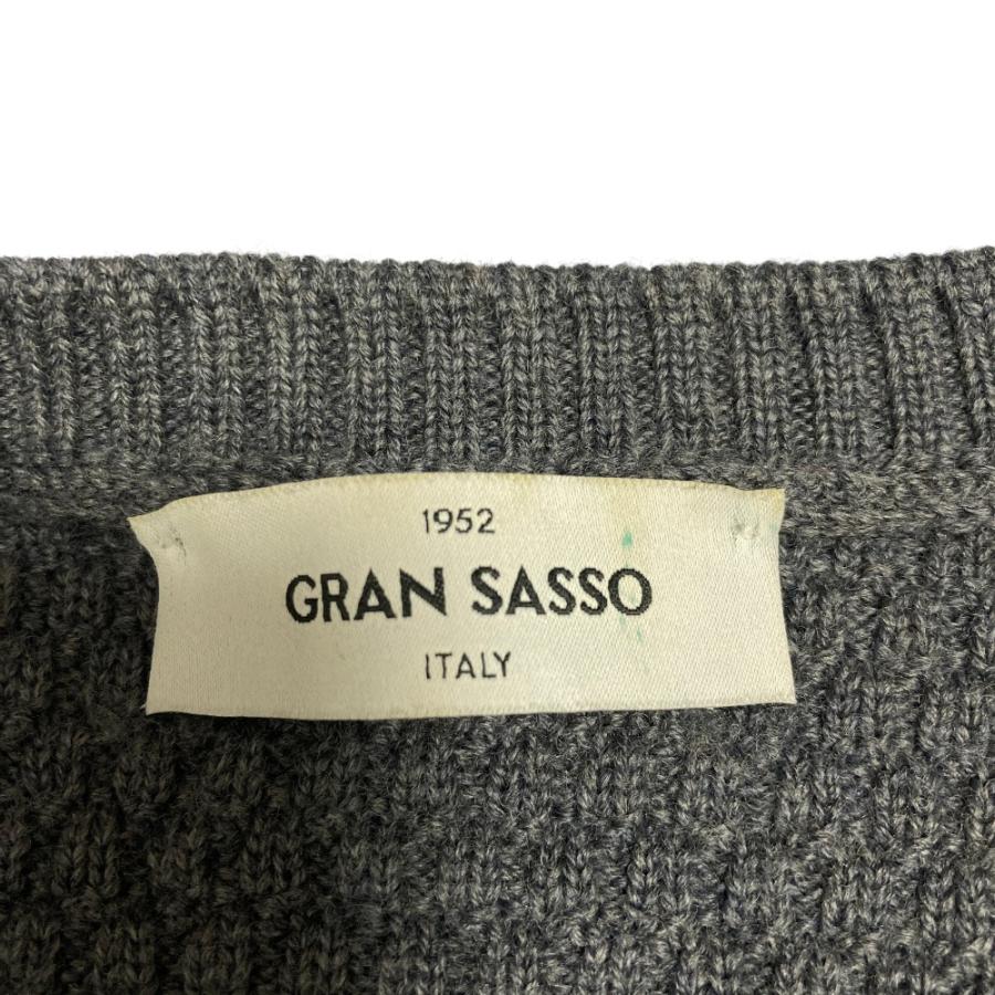 Gran Sasso（グランサッソ） 良品 クルーネック ウール ニット