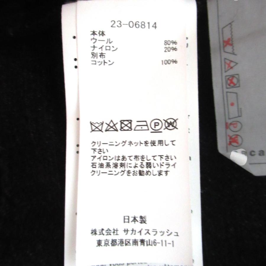 sacai（サカイ） 美品 Denim × Knit Blouson ニットドッキング デニム