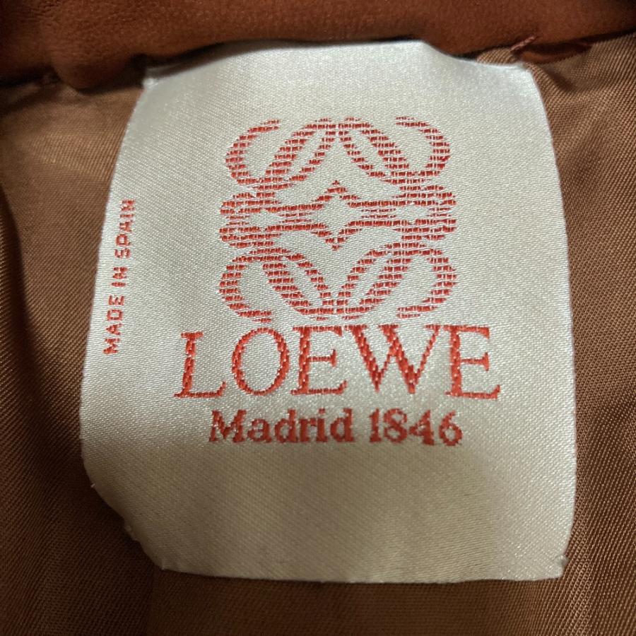 LOEWE（ロエベ） ヴィンテージ アナグラムボタン スエードレザー