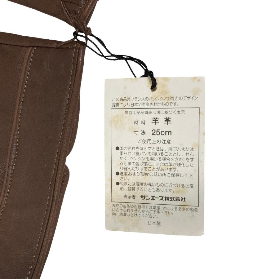 BALENCIAGA（バレンシアガ） 未使用 ラムレザー グローブ 手袋 25cm