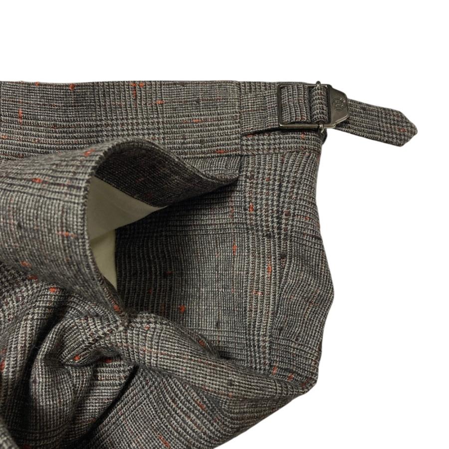 美品 GTA ジーティーアー IL PANTALONE HERRICK グレンチェック ウール スラックスパンツ サイズ46 グレー メンズ 古着 中古 USED GTA（ジーティーアー） 美品 IL PANTALONE HERRICK グレンチェック
