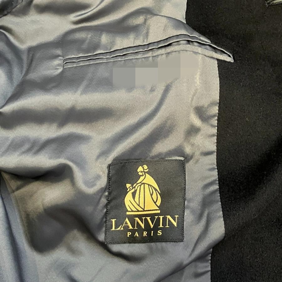 LANVIN（ランバン） 美品 ウール100％ ステンカラーコート R46−44