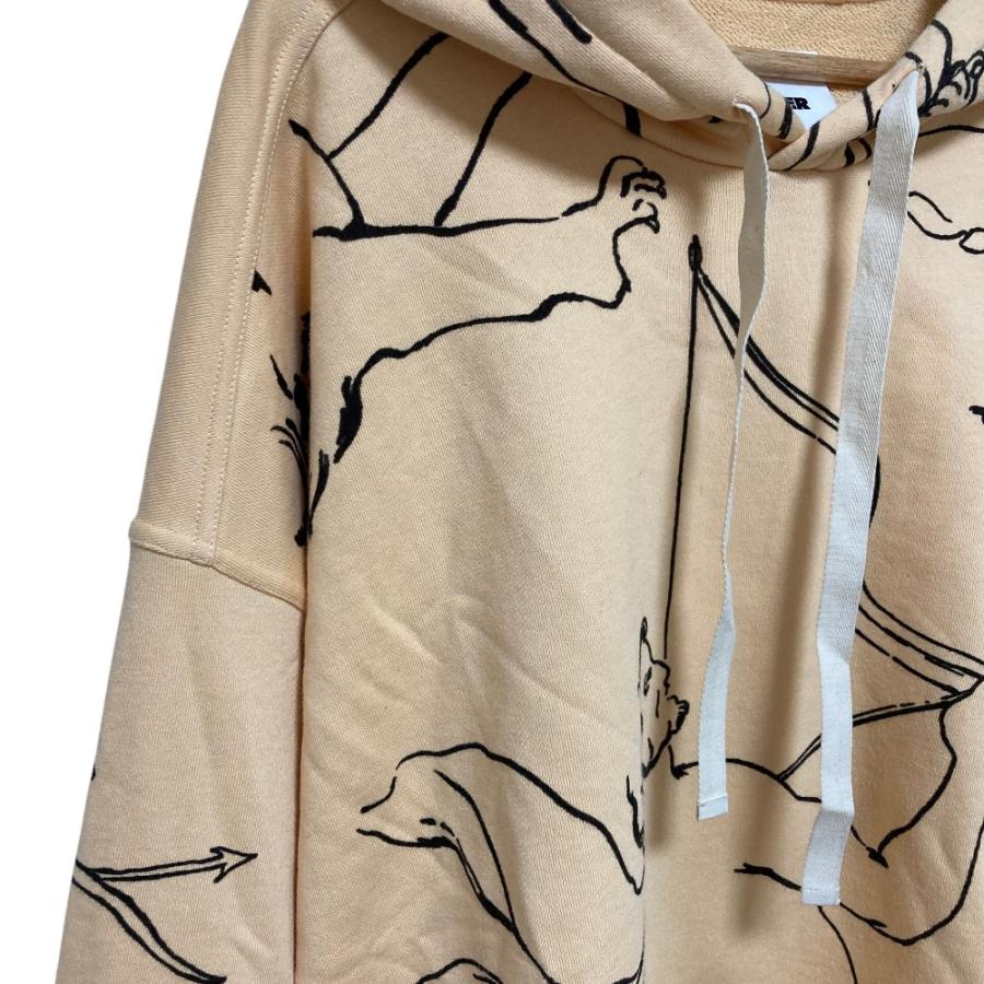 JIL SANDER（ジルサンダー） 美品 星座プリント プルオーバーフーディ 