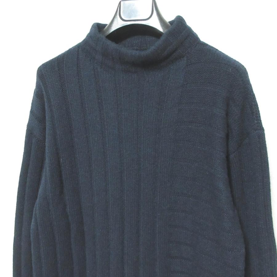 HERMES カシミヤ Vネックセーター HERMES（エルメス） 良品 カシミヤ100％ ボトルネック ニットセーター