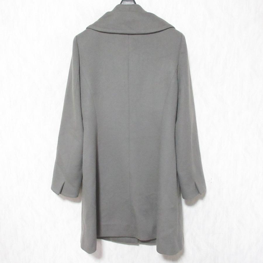 Leilian カシミア100% ロロピアーナ ショールカラー ロングコート Leilian（レリアン） 良品 ロロピアーナ カシミヤ100％ ショールカラー