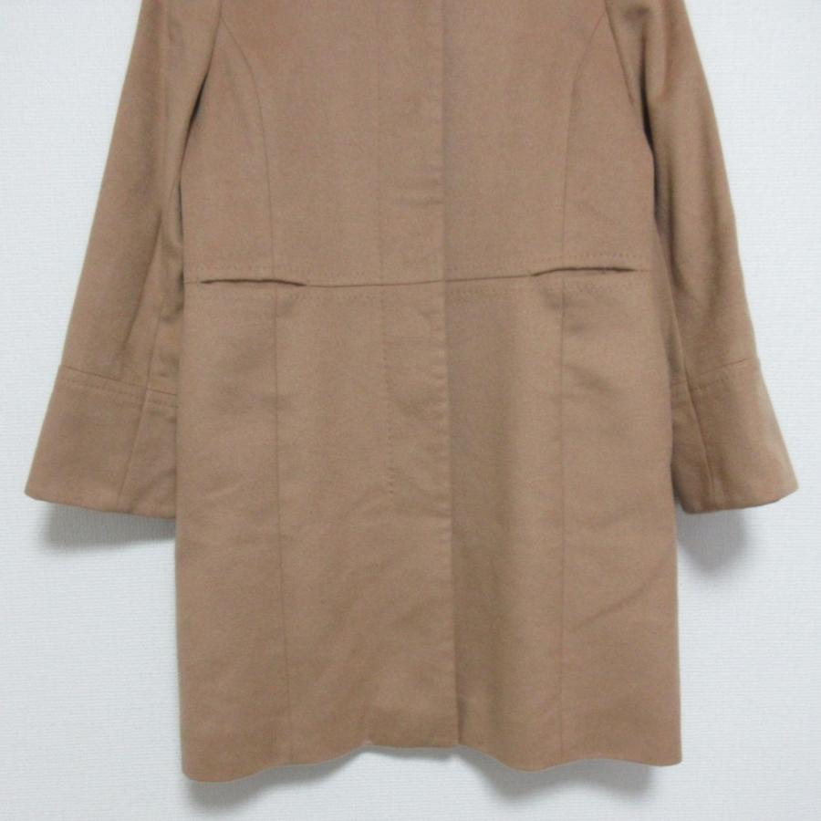 INED（イネド） 美品 カシミヤ100％ ノーカラーコート サイズ7 