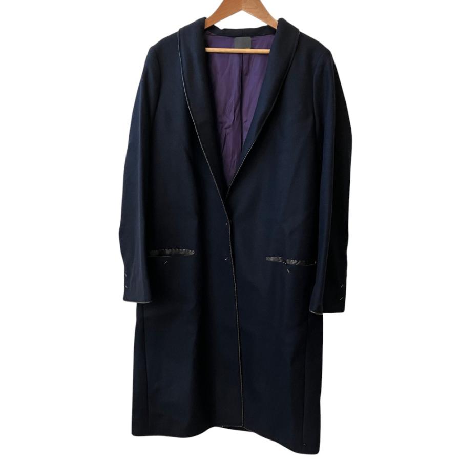FENDI（フェンディ） 美品 レザートリム ショールカラーチェスター