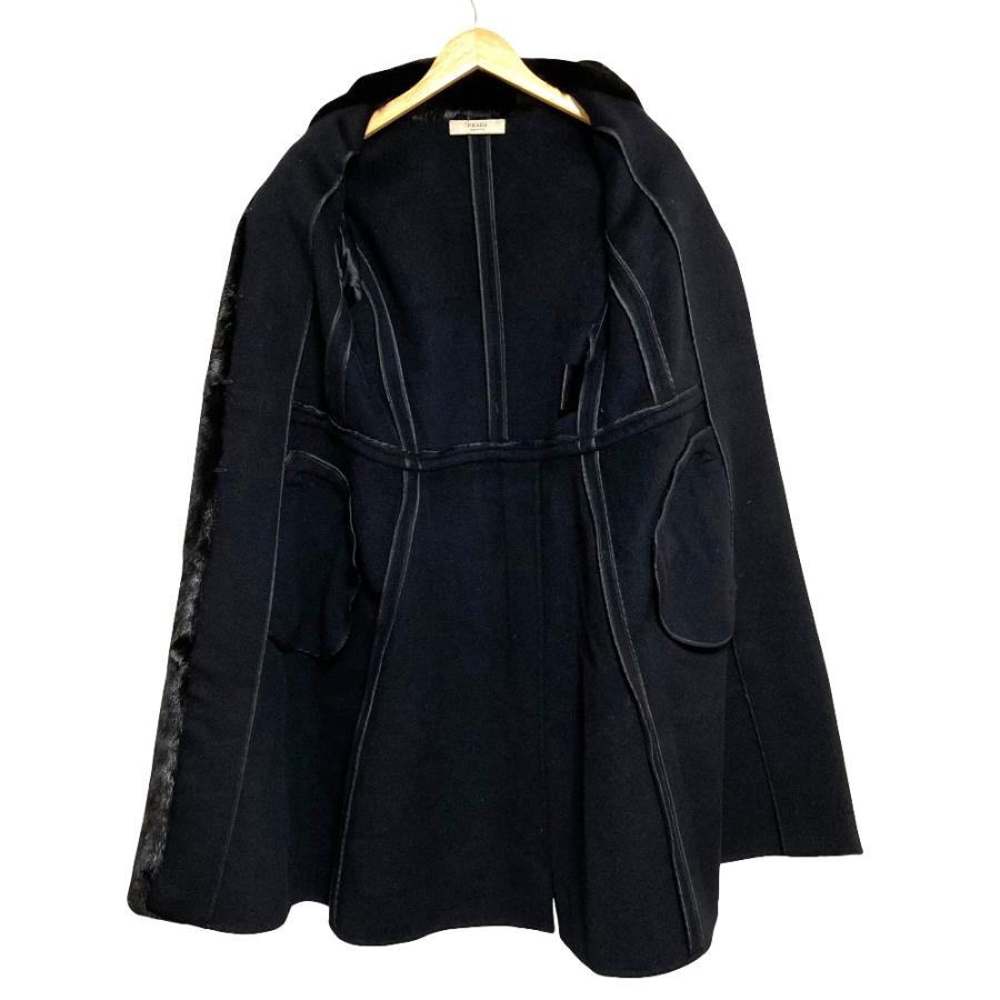 PRADA（プラダ） 美品 00's PRADA ミンクファートリム ウールアンゴラ