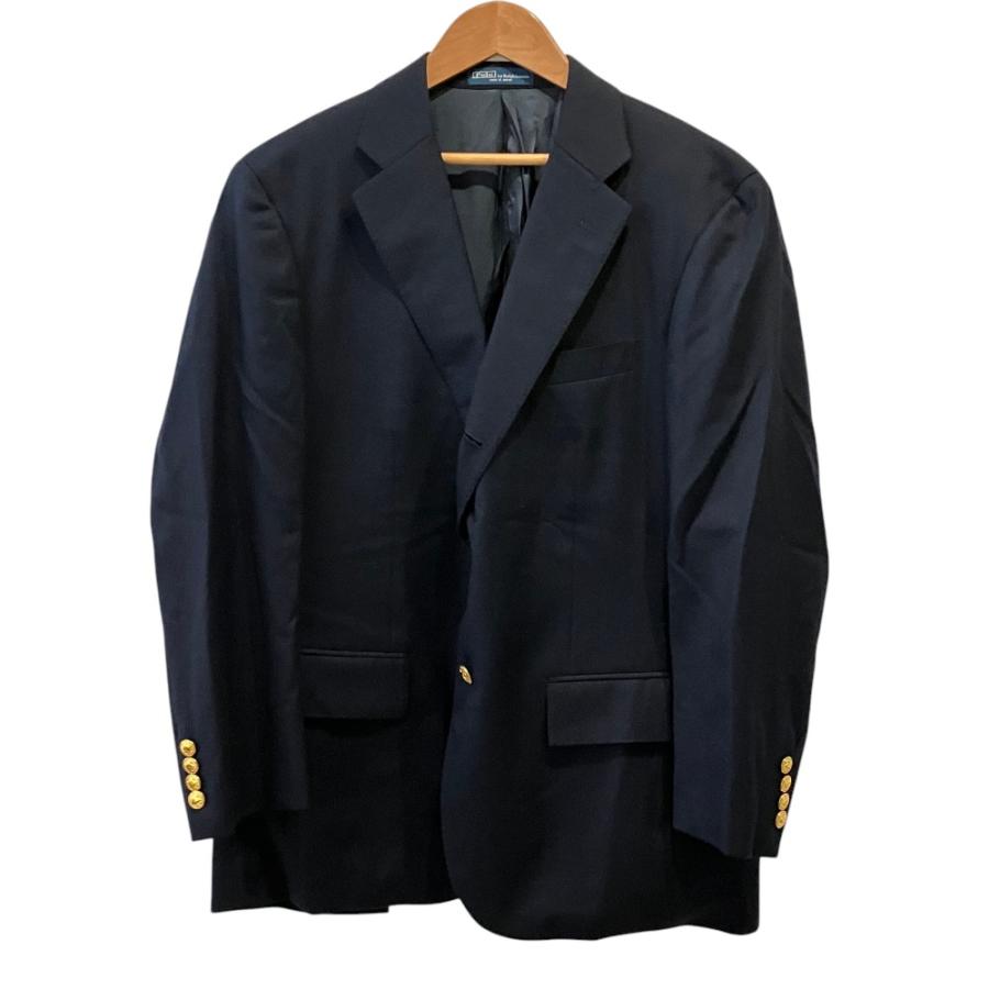 ✨希少✨ポロラルフローレ ンテーラードジャケット ブレザー 紺ブレ　ヴィンテージ 美品 Polo by Ralph Lauren ポロバイラルフローレン ポロボタン