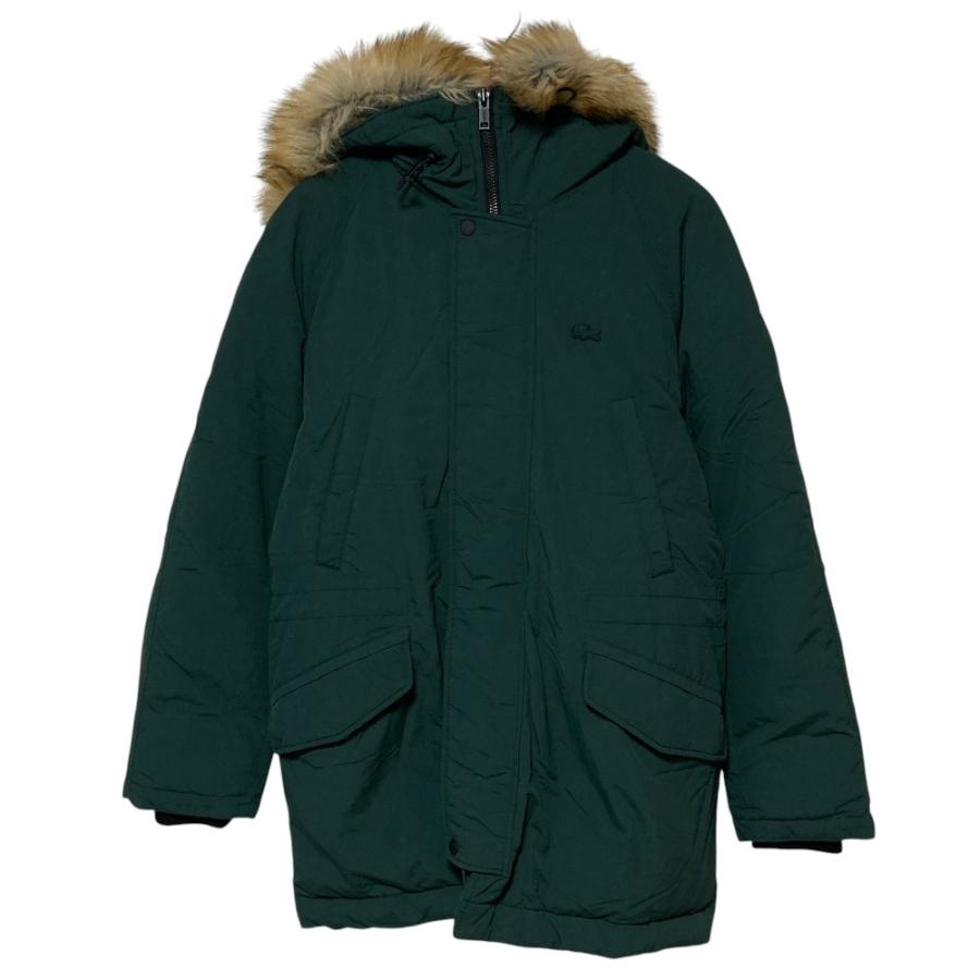 LACOSTE（ラコステ） 美品 フェイクファーフード付き ダウンコート 