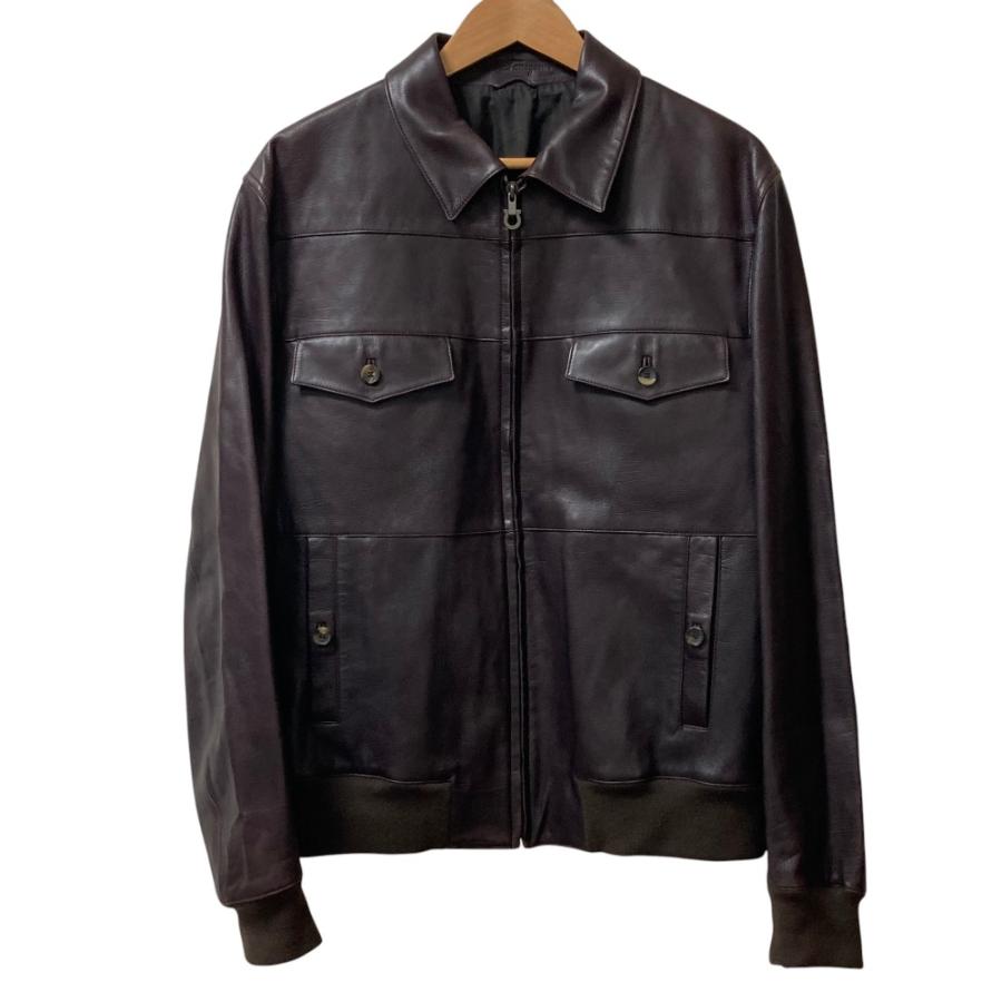 美品 Salvatore Ferragamo サルヴァトーレフェラガモ ガンチーニジップ 