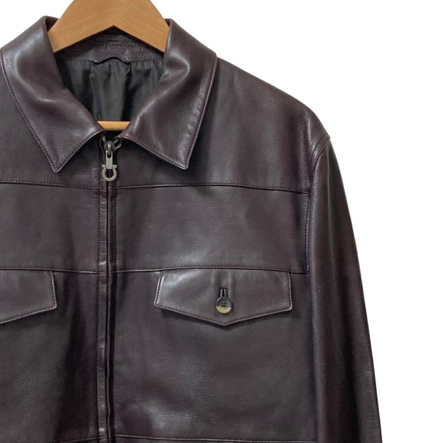 美品 Salvatore Ferragamo サルヴァトーレフェラガモ ガンチーニジップ