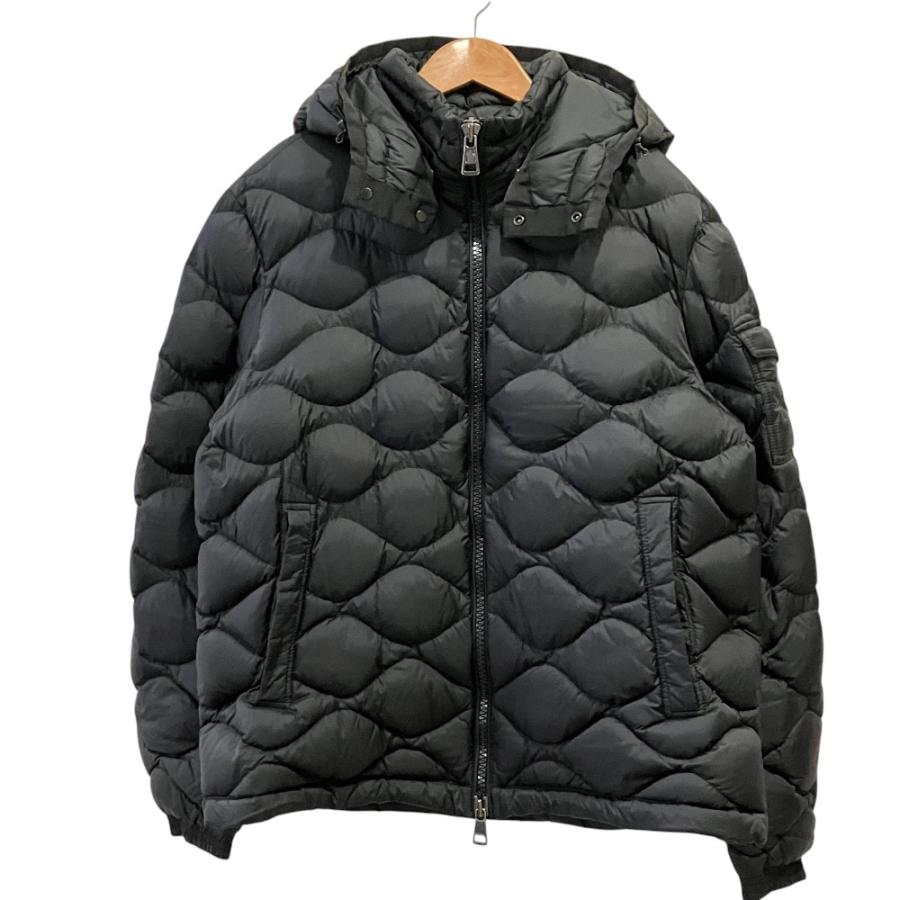 モンクレール モランデレス ダウンジャケット キルティング ブラック サイズ5 MONCLER（モンクレール） 美品 MORANDIERES フーデッド キルティング