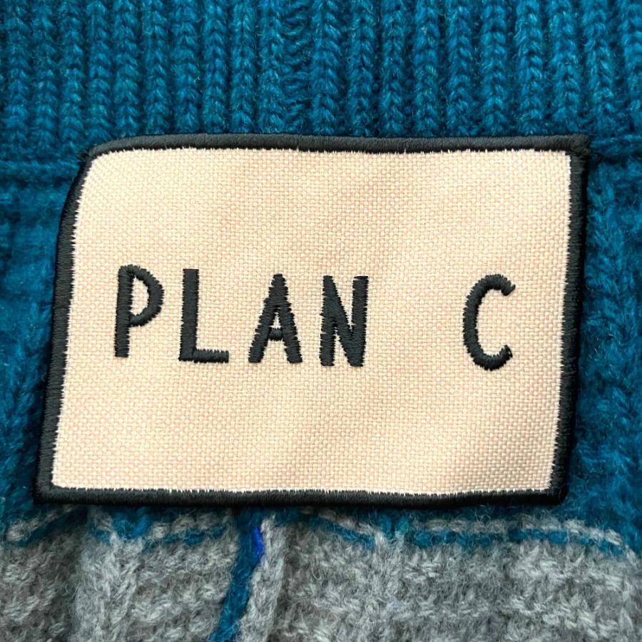 Plan C 美品 プランシー ボーダー柄 プリーツ ニット スカート サイズ