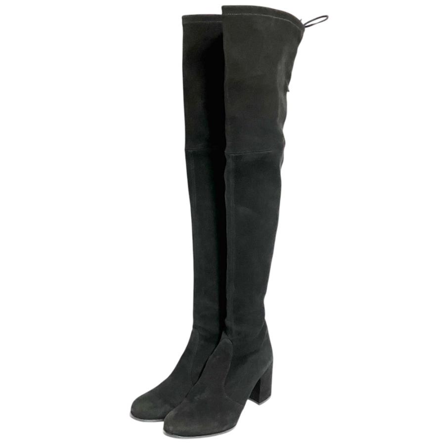新品スチュアートワイツマン、ニーハイブーツ、スエードレザー24.5cm STUART WEITZMAN（スチュアート ワイツマン） 良品 ストレッチ