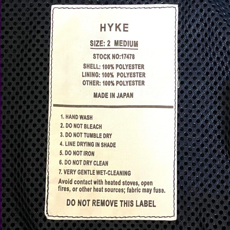 HYKE（ハイク） 美品 24AW HYKE POLARTEC FLEECE WEP JACKET ジップ