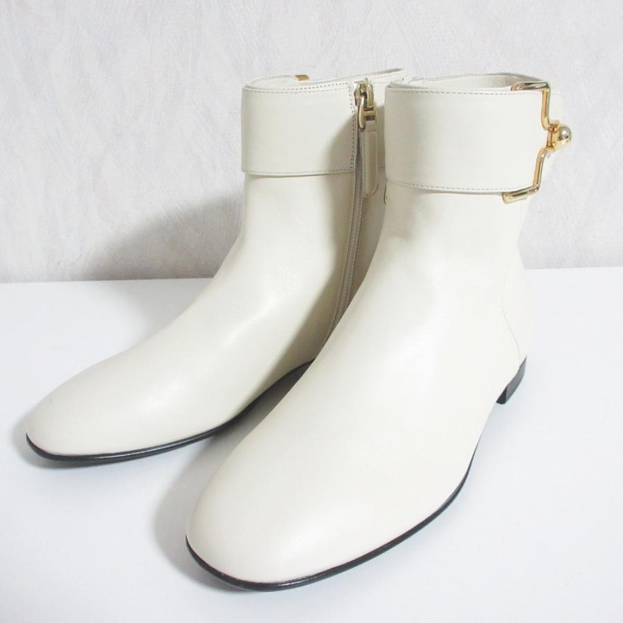 Bally（バリー） 美品 MAE FLAT ベルトデザイン レザー サイドジップ 