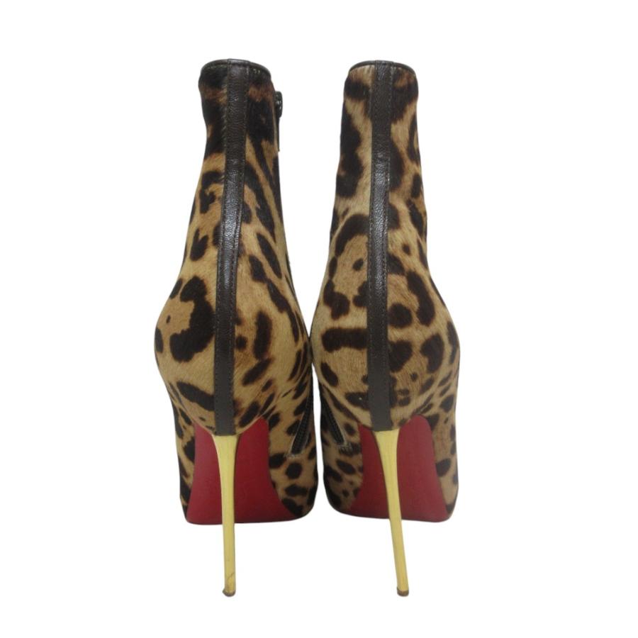 豹柄 ルブタン ウェッジソール Christian Louboutin（クリスチャンルブタン） 良品 レオパード柄