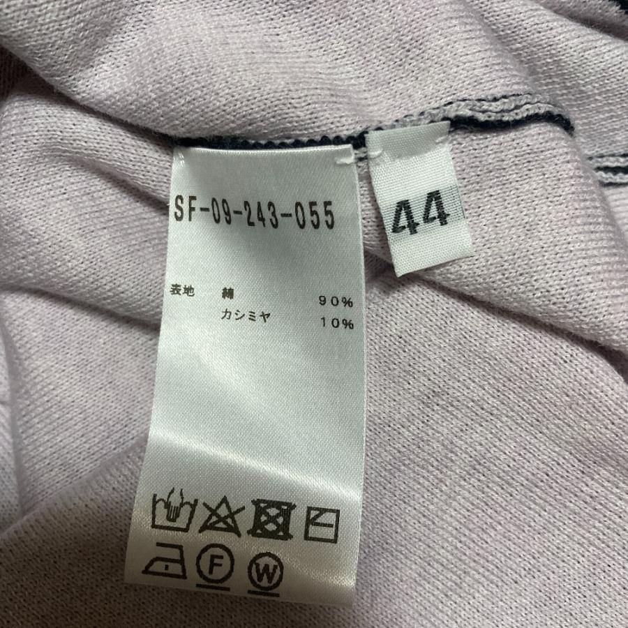 未使用 Settefili Cashmere セッテフィーリカシミア コットンカシミヤ ハイゲージ ニットセーター サイズ44 ネイビー メンズ 古着 中古 USED 未使用 Settefili Cashmere セッテフィーリカシミア コットンカシミヤ