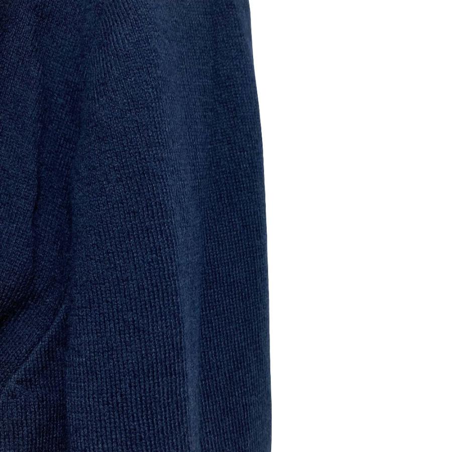 未使用 Settefili Cashmere セッテフィーリカシミア コットンカシミヤ ハイゲージ ニットセーター サイズ52L ネイビー メンズ 古着 中古 USED 未使用 Settefili Cashmere セッテフィーリカシミア コットンカシミヤ
