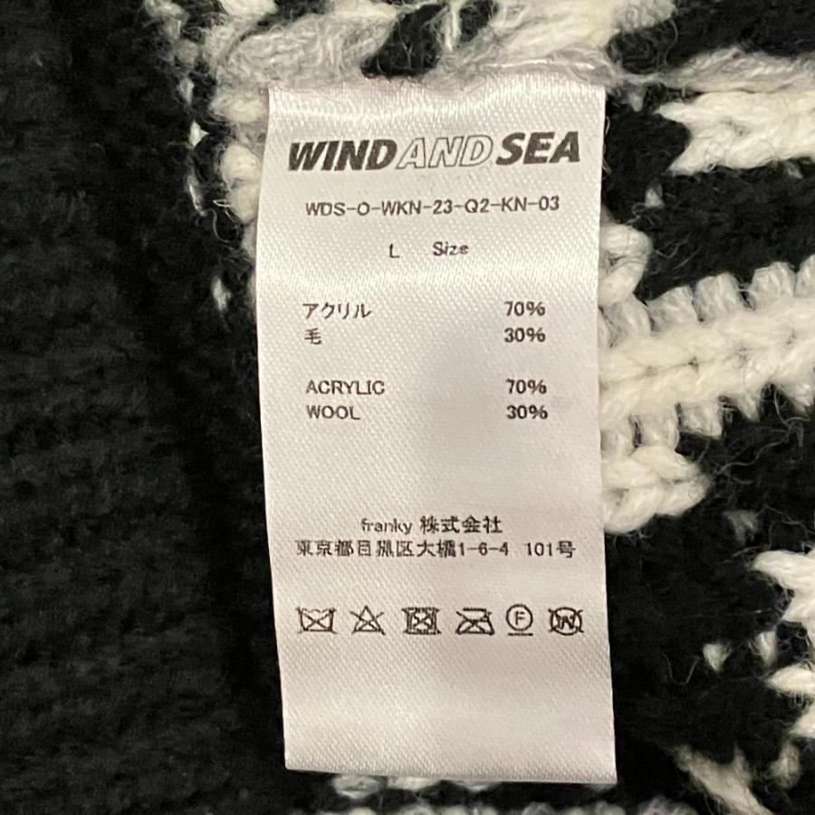 WIND AND SEA（ウィンダンシー） 美品 ノルディック ニットセーター L