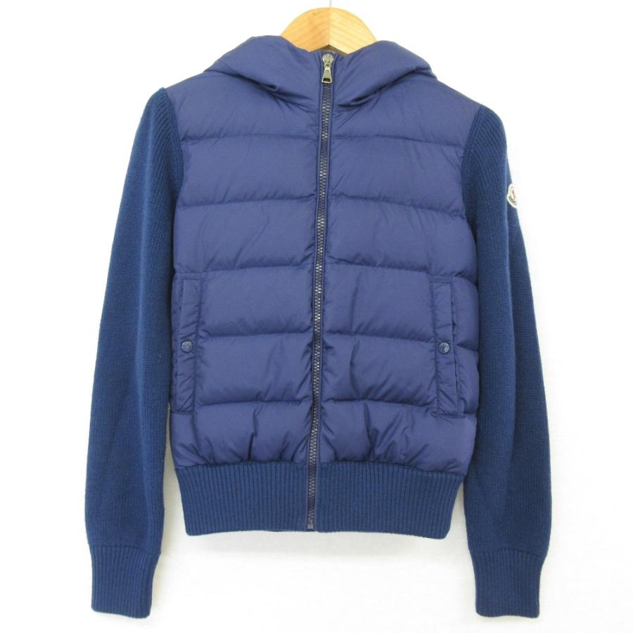 MONCLER（モンクレール） 美品 MAGLIA TRICOT ニット切替 ダウン 