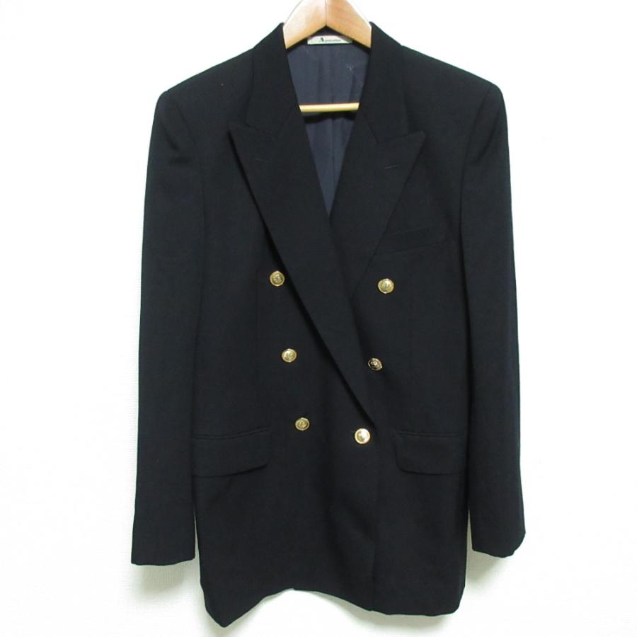 美品✨Aquascutum 13号 金ボタン　ダブルブレスト 紺ブレ　ジャケット Aquascutum（アクアスキュータム） 美品 金ボタン ダブルブレスト