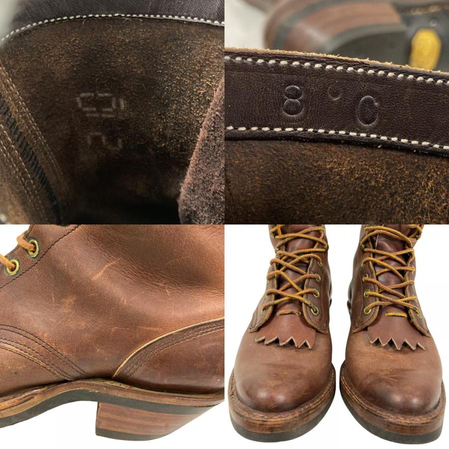 WHITE'S BOOTS ホワイツブーツ PACKER パッカー レースアップブーツ US8 約26cm ブラウン メンズ 古着 中古 USED WHITE'S BOOTS（ホワイツブーツ） PACKER パッカー レースアップブーツ