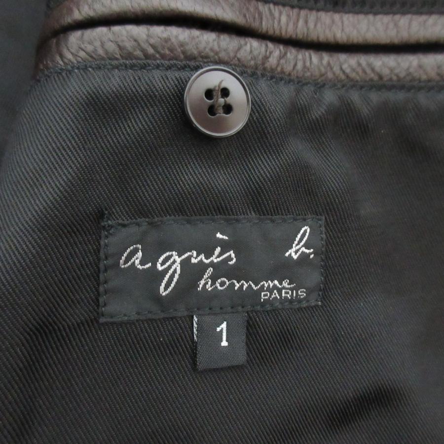 agnes b. HOMME 良品 homme アニエスベーオム フランス製 レザー